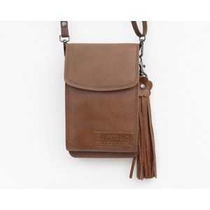 Bag2Bag Wallet | Clutch | Heuptasje Yuka XXL Porto Cognac