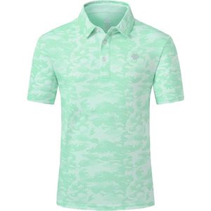 Casual Poloshirts voor Heren - Korte Mouwen, Vochtafvoerend en Ideaal voor Sport & Wandelen
