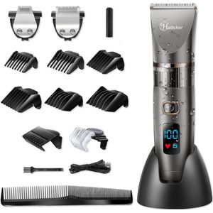Hatteker 3-in-1 Tondeuse - Professionele Tondeuse voor Mannen - Baardtrimmer, Detailtrimmer en Haarknipper - Waterdicht