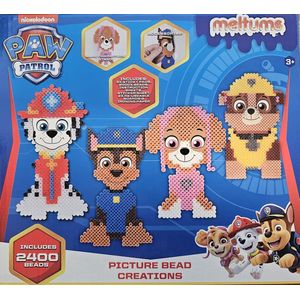 Paw Patrol strijkkralen set met 2400 kralen en diverse vormpjes