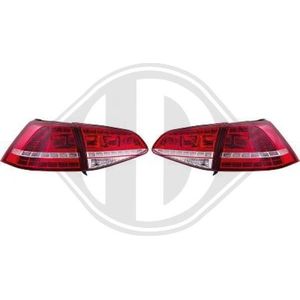 Achterlichtenset - Vw Golf VII - Rood - LED - Model 2012-08 tot 2021-03