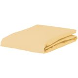 ESSENZA Minte Hoeslaken Yellow straw - 90x200 cm