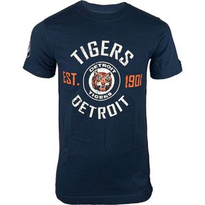 Majestic Cooperstown Tee Navy XL Detroit Tigers