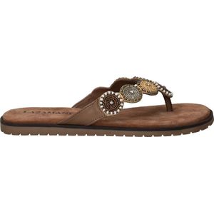 Lazamani Slippers - Dames - Beige - Maat:37