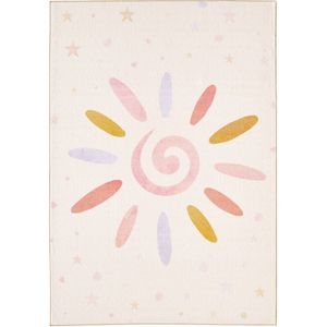 Kindervloerkleed | Tapijt | Play | Swirl | Crème | 140x200 cm