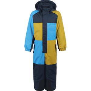 Color Kids - Sneeuwpak voor kinderen - Colorblock - AF 10.000 - Blauw - maat