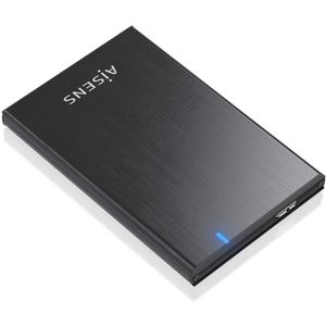 Aisens - Hard Drive Hoes - Zwart - 2,5 inch - Aluminium - Inclusief Schroeven en Schroevendraaier