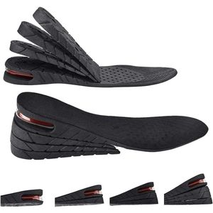 Verhogende Inlegzolen - Hakverhoger - 2 Stuks （3-9CM）- Unisex (35-44 EU) - Hielbeschermers - Zooltjes Schoenen Verstelbaar - Lengte Verhogende Inlegzolen - Hakverhoging Zolen - Hoge Inlegzolen - Inlegzolen - Hakverhoging - Zwart