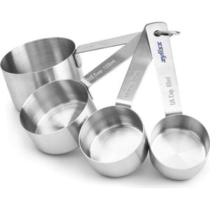 Zyliss Maatlepel - Cups - Set - 4 delig - Rvs