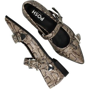 POSH by Poelman Ballerina's - Dames - Beige - Maat:36
