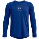 Under Armour - Baseline Shooting T-shirt - Blauw - Lange Mouwen - 8 Years