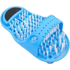 Exfoliërende Voet Scrubber Massager | Eelt Remover Cleaner Borstel | Anti Slip Douche Slipper met Zuignappen | Stok Op Vloer