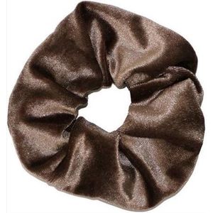 2x Haarwokkel Scrunchie - Licht Bruin - Haarelastiek - Haar Mode - Heble®