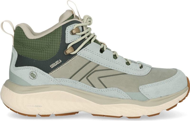 KEEN - Leiki - Wandellaarzen - Iceberg Green Brons Groen - Middelhoog - Waterdicht