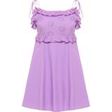 Mymo - Nolie - Mini-jurk - Lila - Spaghettibandjes