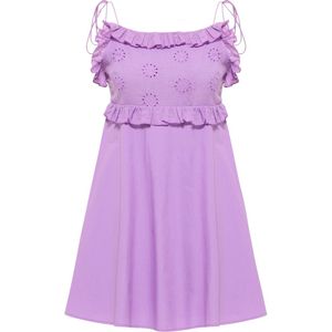 Mymo - Nolie - Mini-jurk - Lila - Spaghettibandjes
