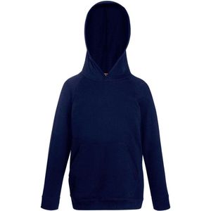 Fruit Of The Loom - Lichtgewicht Sweatshirt - Donker Navy - Unisex Hoodie