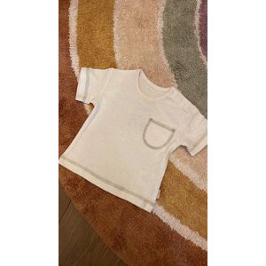 Levv newborn baby jongens shirt Fabio Creme
