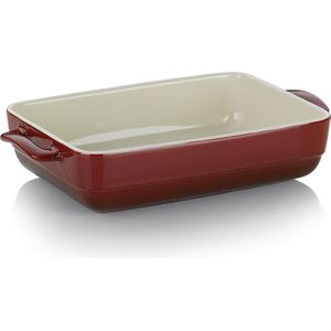 Ovenschaal Keramiek Rood, 32 cm x 19 cm - Kelas-sMalin