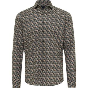 Tresanti DOMENICO Shirt with small herringbone combi Green (TRSHIE392 - 900)