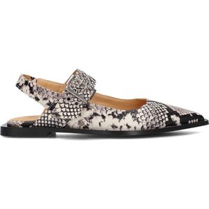 Toral - Lella Sandalen - Beige/Zwart - Leer - Verstelbare Band