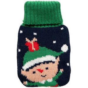 Fééric Lights and Christmas Warmwaterkruik Kerst - Elf - 7x12cm - Donkerblauw