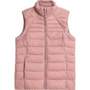 4F Women's Vest H4Z21-KUDP001-56S, Vrouwen, Roze, Mouwloos, maat: S
