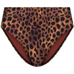 High-Waist Leopard bikinibroekje