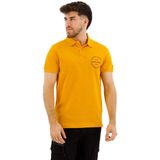 Tommy Hilfiger Roundle Reg Korte Mouw Poloshirt Oranje S Man