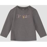 T-shirt - Jersey - Lange Mouwen - A-vormige Pasvorm - Glitterprint