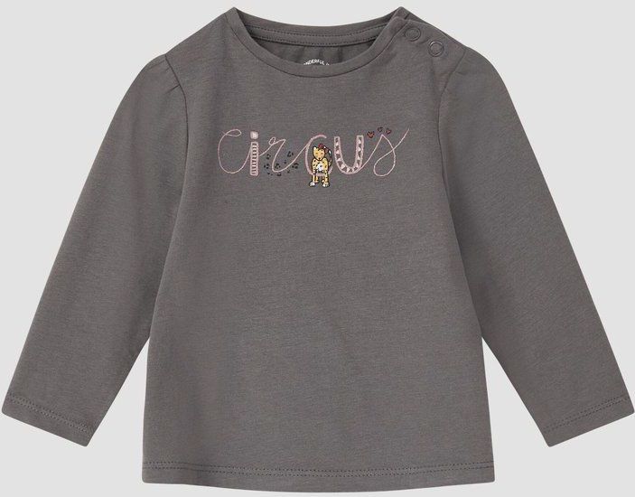 T-shirt - Jersey - Lange Mouwen - A-vormige Pasvorm - Glitterprint