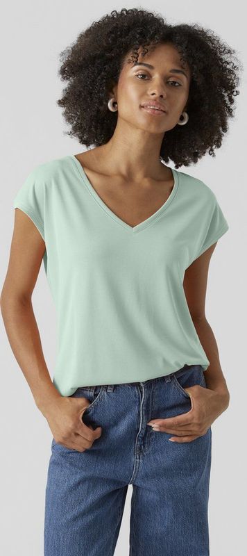 VERO MODA - VMFILLI SS V-NECK TEE NOOS - Dames T-shirt - V-Hals - Korte Mouwen