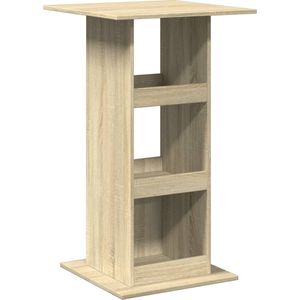 vidaXL - Bartafel - met - opbergruimtex60x102 - cm - hout - sonoma - eikenkleurig