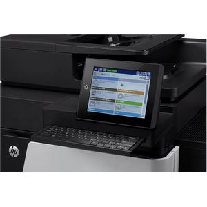 HP LaserJet Enterprise Flow MFP M830z, Zwart-wit, Printer voor Bedrijf, Printen, kopiëren, scannen, faxen, Invoer voor 200 vel; Printen via USB-poort aan voorzijde; Scans naar e-mail/pdf; Dubbelzijdig printen