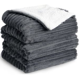 Inovra ® Superzachte En Warme Dubbelzijdige Flanellen En Sherpa Dekken Voor Ultiem Comfort
