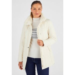 Damart - Korte parka getailleerd met Thermolactyl voering - Dames - Beige - 42-44 (M)