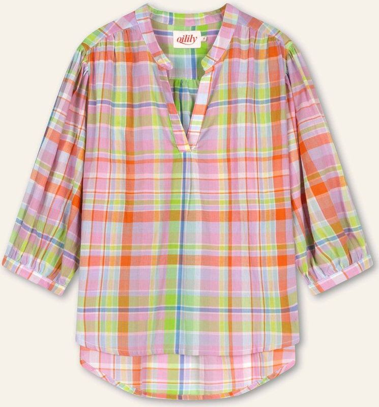 Oilily - Bank long sleeves blouse - Roze - 36