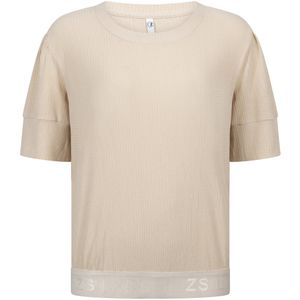 Zoso T-shirt Lieke 252 0007 Sand Dames Maat - M