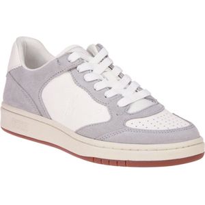 Ralph Lauren Polo Court Wit-Grijze Schoen