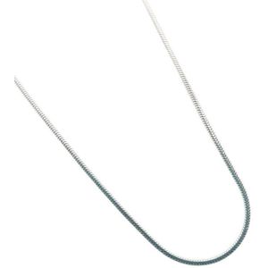 Zilveren Slangenketting - Staal - 55 cm - 1.5mm