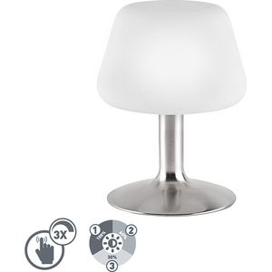 Paul Neuhaus tilly - Tafellamp met dimmer - 1 lichts - H 20 cm - Staal - Eetkamer, Kantoor, Keuken,Kinderkamer,Slaapkamer,Winkel / Showroom,Woonkamer - Modern - Dimbaar