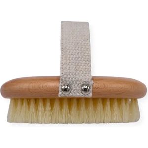 Boozyshop ® Body Dry Brush - Droogborstel voor zachte en soepele huid - Stimuleert doorbloeding - Verwijdert dode huidcellen - Ergonomisch design - Voor elk huidtype