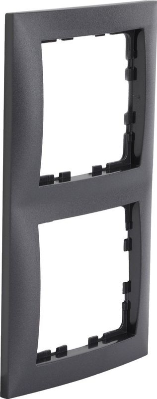 Berker S1 afdekraam - 2-voudig - antraciet