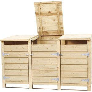 Intergard Kliko ombouw container ombouw klikoberging klikokast containerberging 3 containers triple dicht