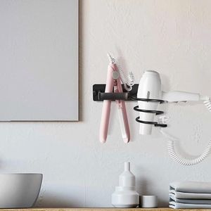 Hairdryer Holder / Hairdryer Holder and Hair Straightener - Hair Dryer Holder, Curling Iron and Hair Straighteners Holder