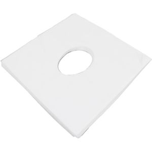 100Pcs Disposable Covers for Face, Paper Hygienic Massage Table Face Support Cover, Headrest Covers for Massage Tables and Massage Chairs 15.4 X 15.4 Inch (White)