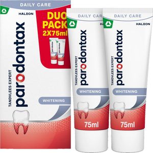 Parodontax - Tandpasta - Bij Bloedend Tandvlees - Whitening - 2 x 75 ml