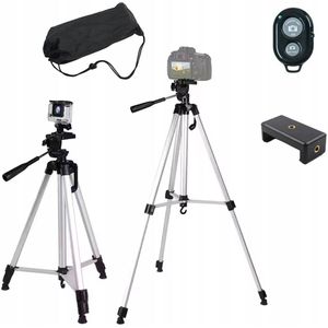 Stabiele Selfie Stick Statief met Afstandsbediening - Max 106cm