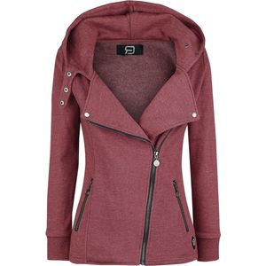 R.E.D. Rock-Engineered Design Rode jas met capuchon en kraag - Dames - 5XL