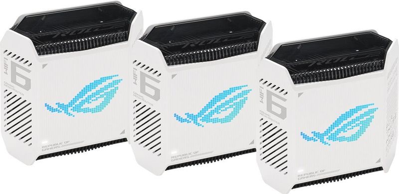 ASUS - ROG Rapture GT6 - Draadloze Router - Wit - Tri-Band - 3-Pack